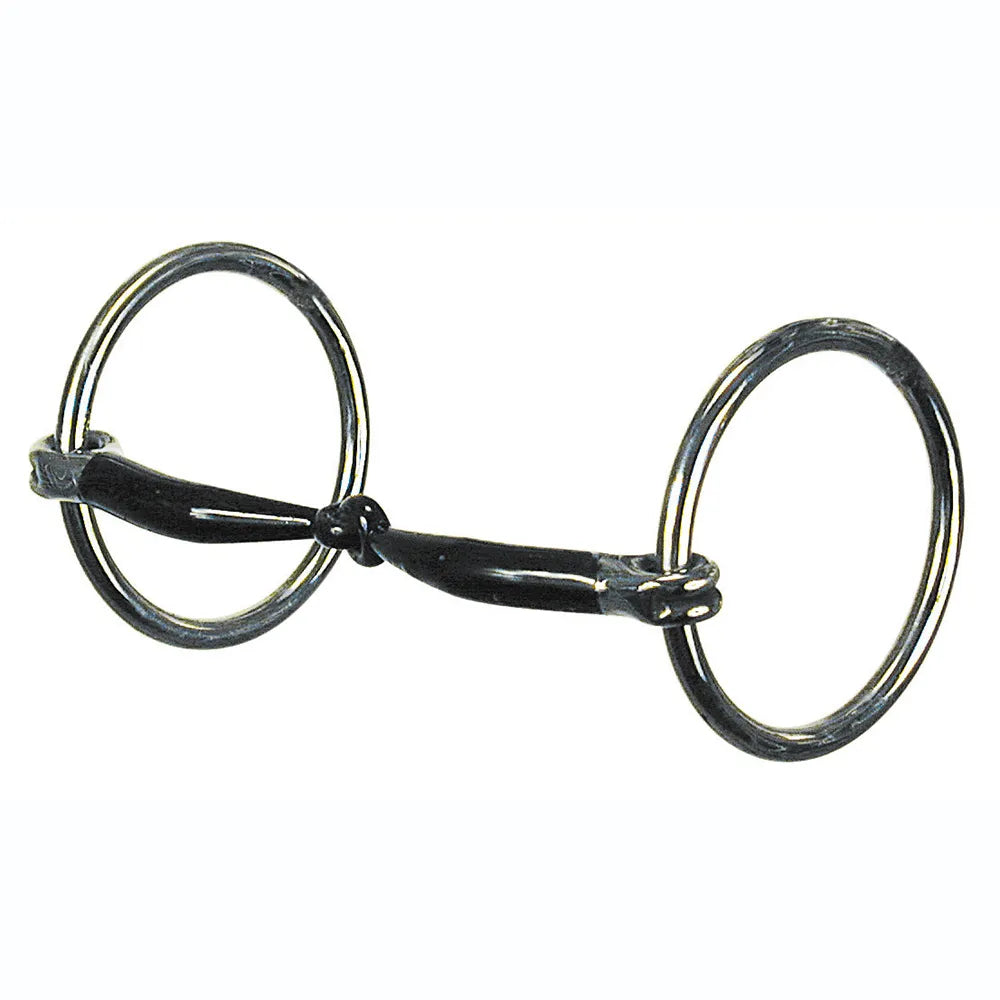 Diamond R Medium Loose Ring Snaffle Bit