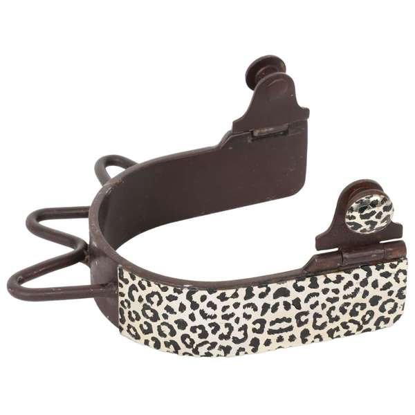 Reinsman Ladies Leopard Bumper Spurs