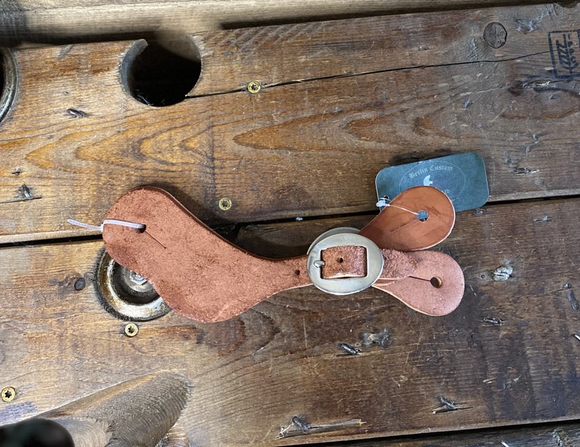 Berlin Leather Ladies Contoured Roughout Spur Strap