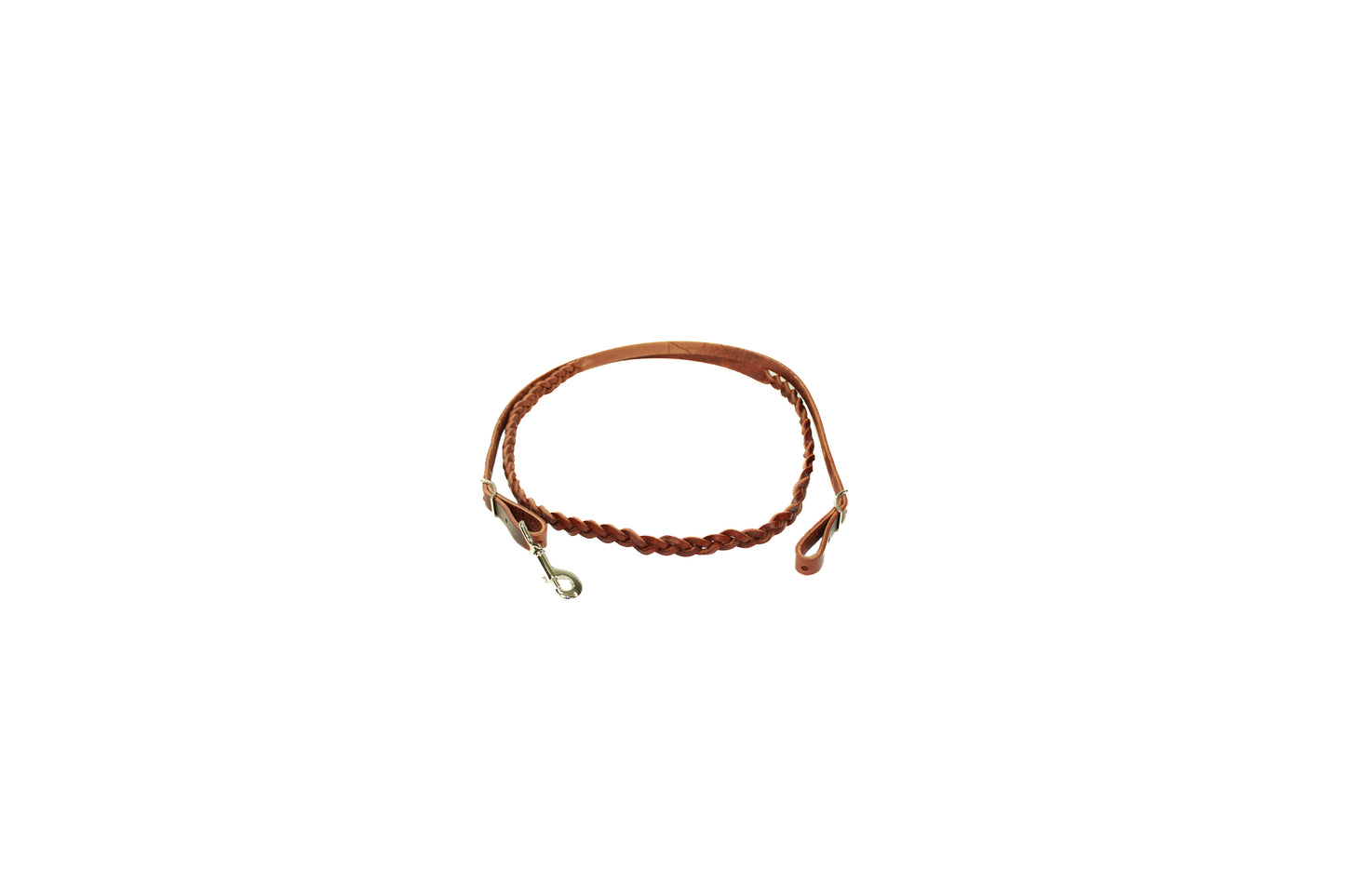 Working Tack Hot Dipped 3 Plait Braided Roper Rein with Conway & Snap