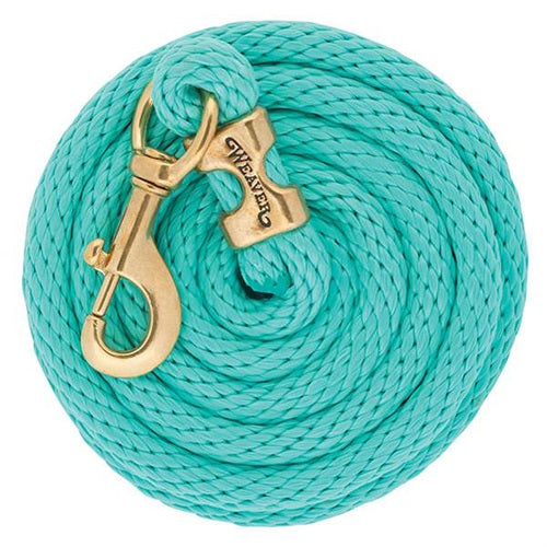 Weaver Poly Lead Ropes w/ a Solid Brass Snap