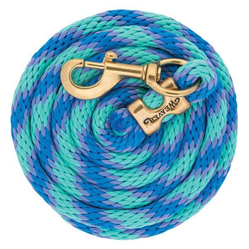 Weaver Poly Lead Ropes w/ a Solid Brass Snap