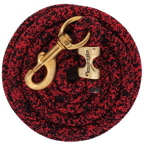 Weaver Poly Lead Ropes w/ a Solid Brass Snap