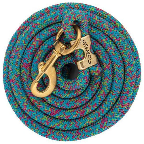 Weaver Poly Lead Ropes w/ a Solid Brass Snap