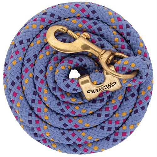 Weaver Poly Lead Ropes w/ a Solid Brass Snap