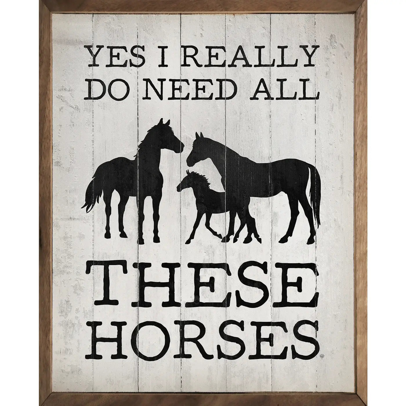 All These Horses Wall Art