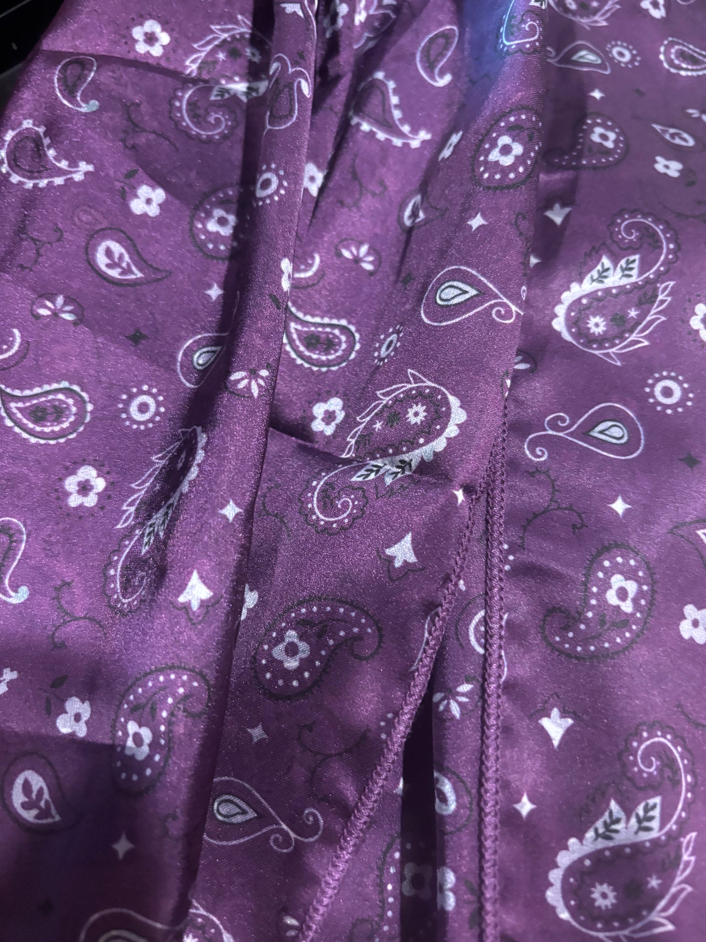 Wild Rag- Purple Paisley