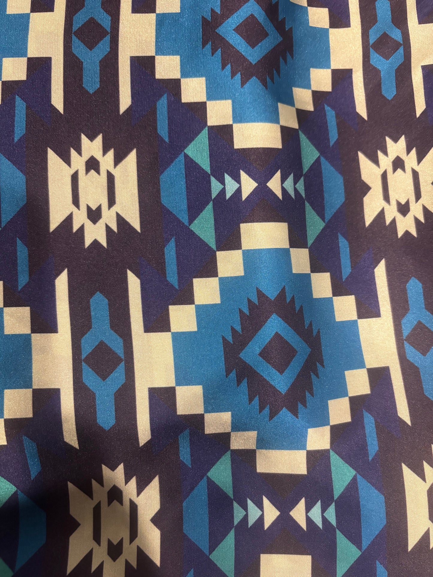 Wild Rag- Blue Aztec
