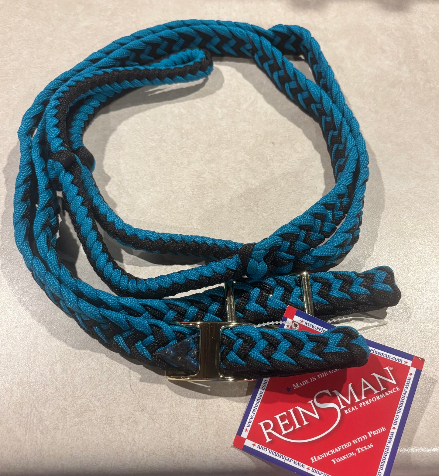 Nylon Barrel Reins by Reinsman