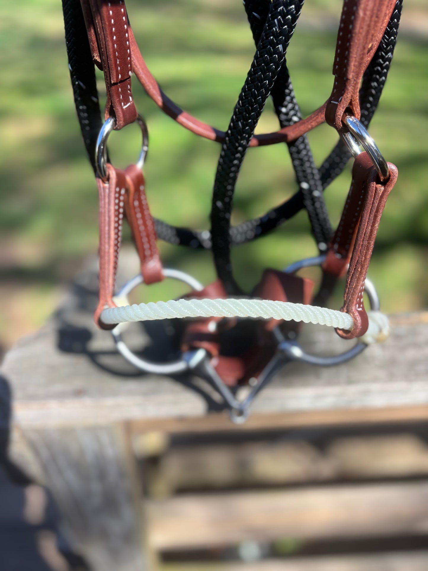 Combo Bridle Lariat /Smooth Snaffle by Professionals Choice