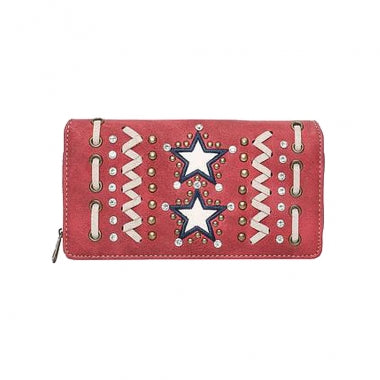 Montana West Wallet with Cut Out Stars