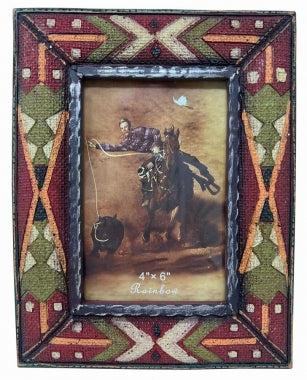 Native Aztec 4x6 Resin Tabletop Picture Frame