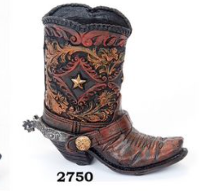 Cowboy Boot Pencil Holder