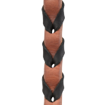 Laced Barrel Rein, Thick Buckle and Keeper Snap Ends