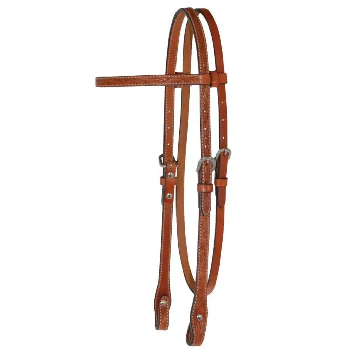 Circle Y Classic Floral Browband Headstall