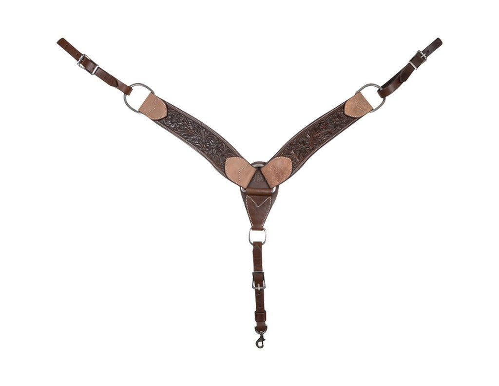 Cashel Chocolate Desert Flower Breastcollar