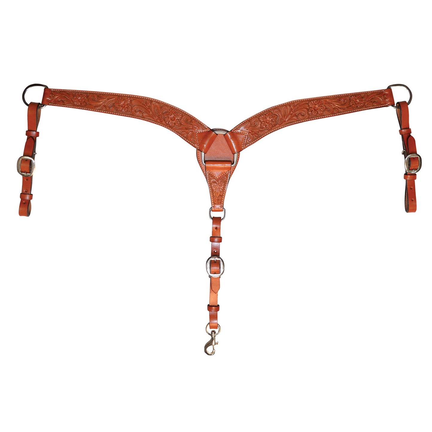 Circle Y Contoured Floral Breastcollar