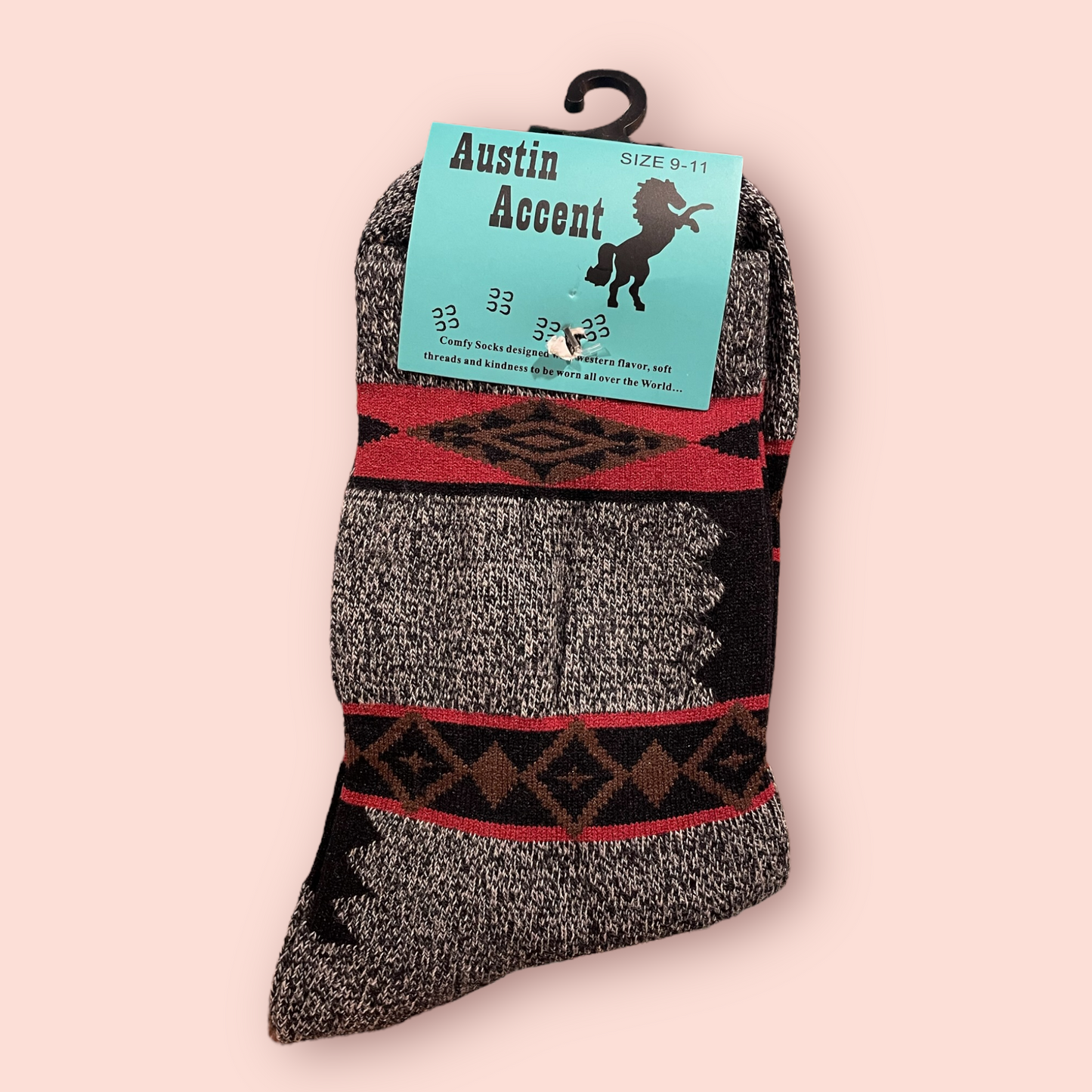 Austin Accent Adult Socks