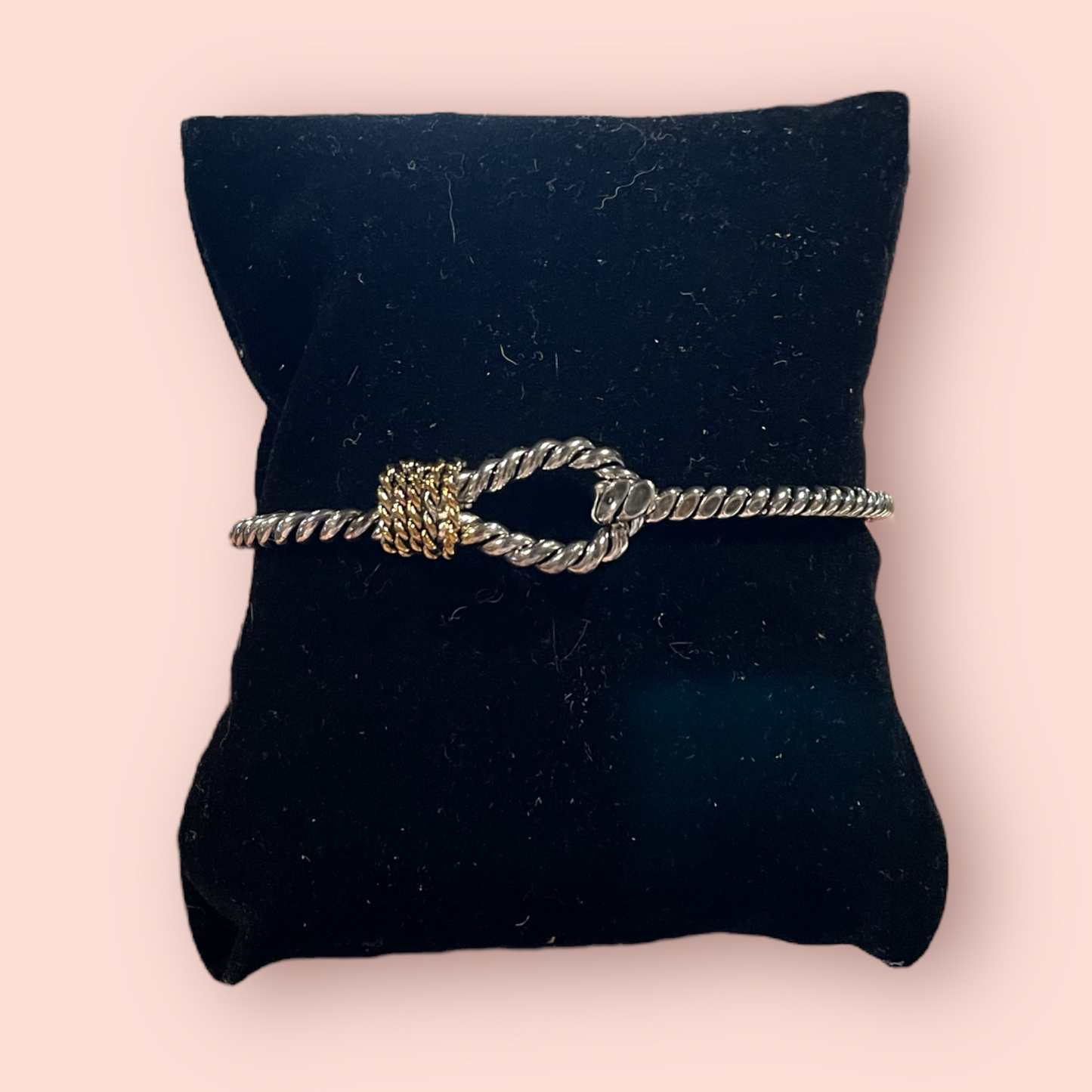Silver/Gold Lasso Bracelet