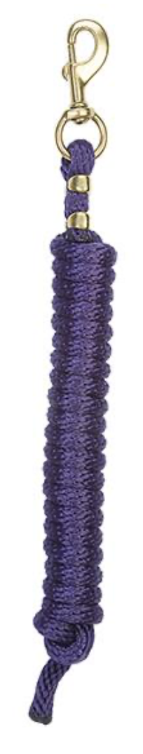 Weaver Poly Lead Ropes w/ a Solid Brass Snap