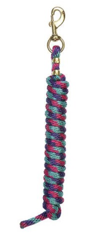 Weaver Poly Lead Ropes w/ a Solid Brass Snap