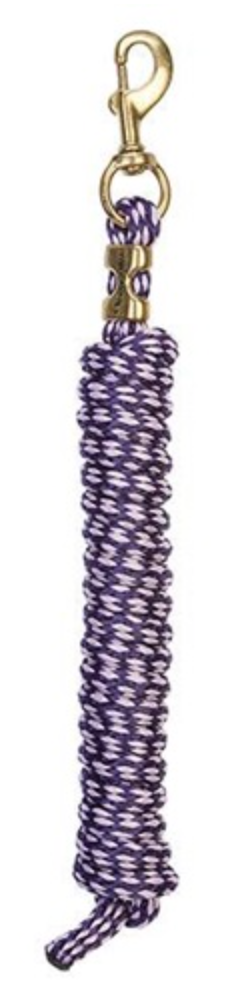 Weaver Poly Lead Ropes w/ a Solid Brass Snap