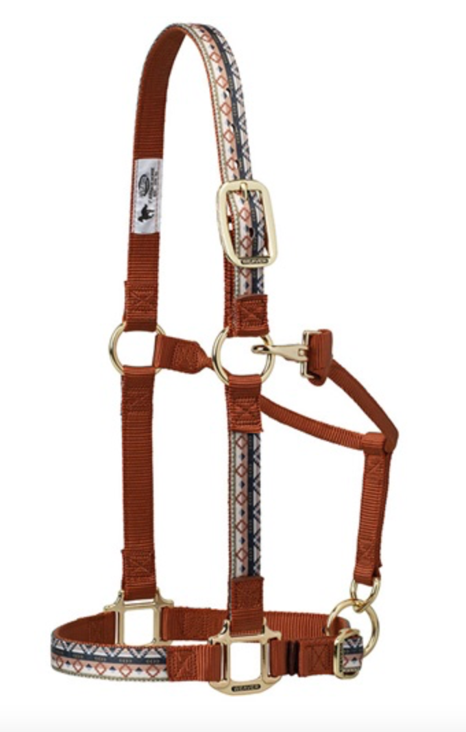 Weaver Patterned Adjustable Halter