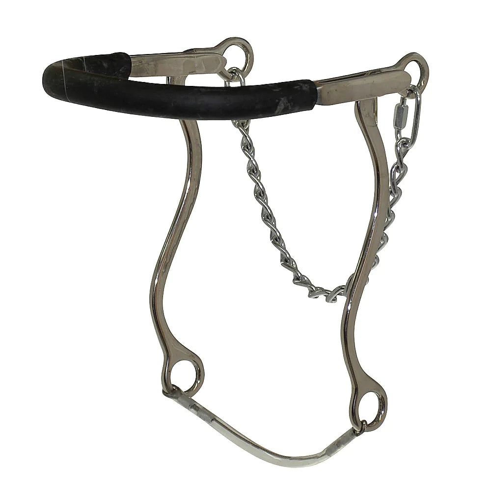 Diamond R Rubber Mechanical Hackamore