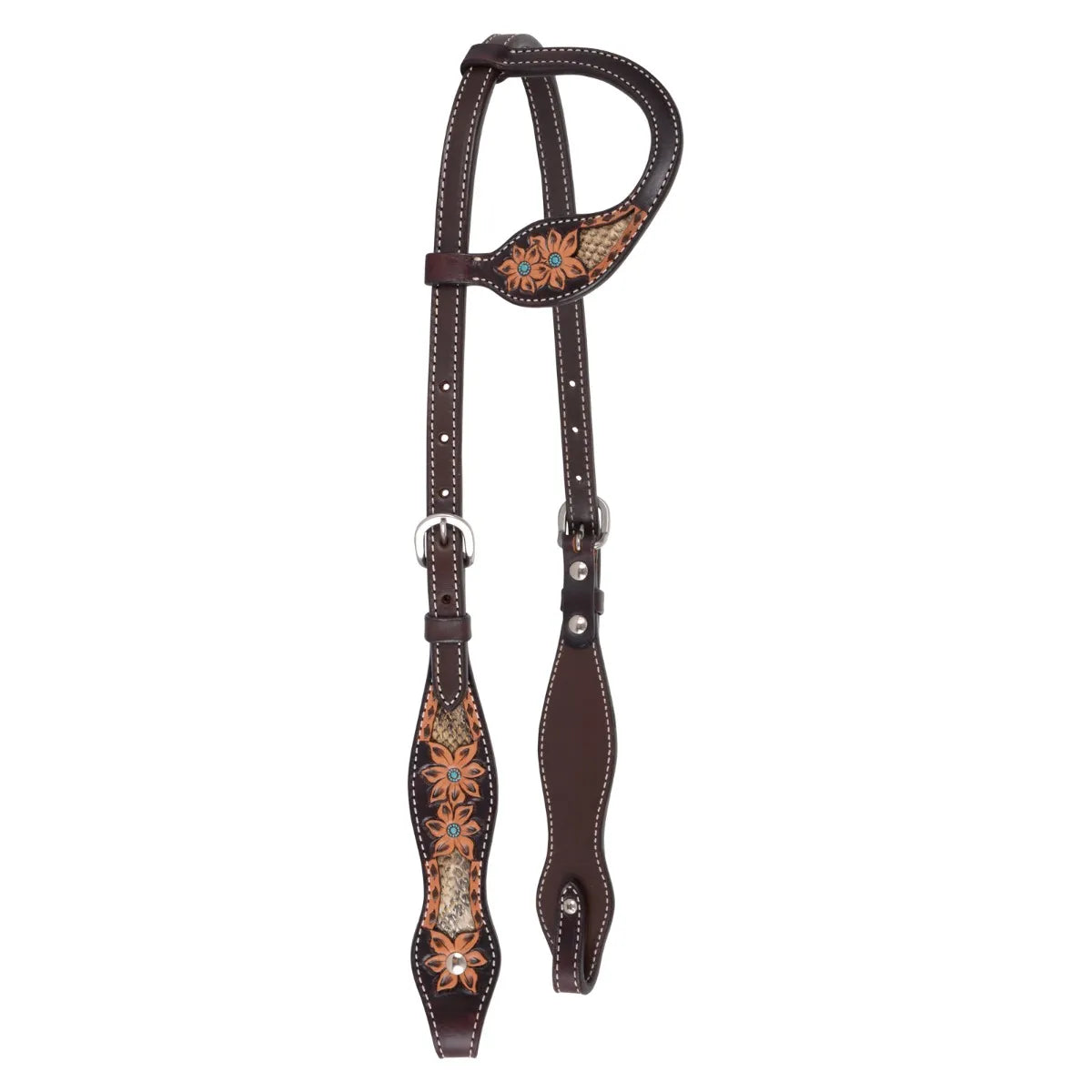 Circle Y Python Pass Single Ear Headstall