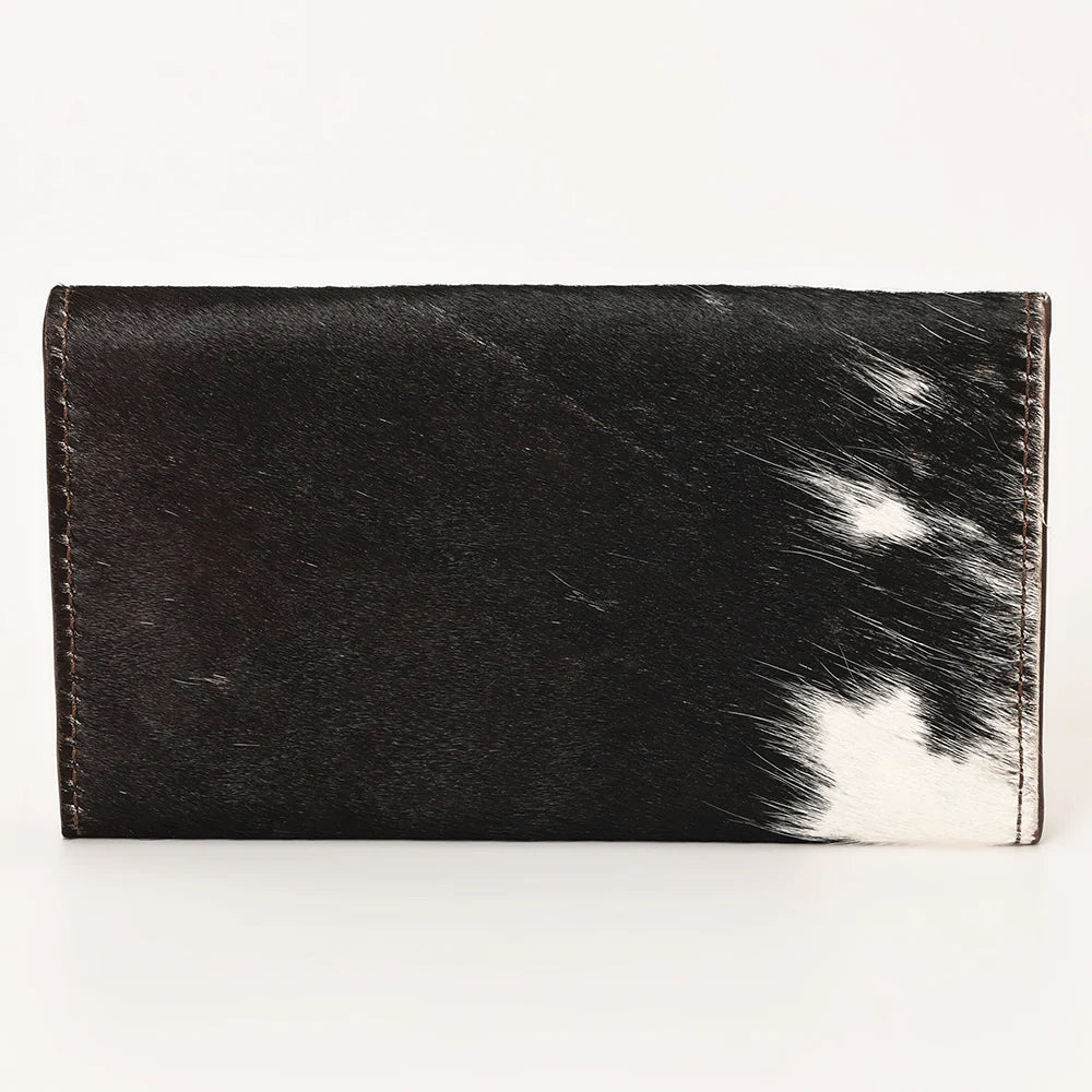 Ladies Hair On Clutch Wallet