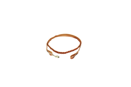 Working Tack Hot Dipped 3 Plait Braided Roper Rein with Conway & Snap