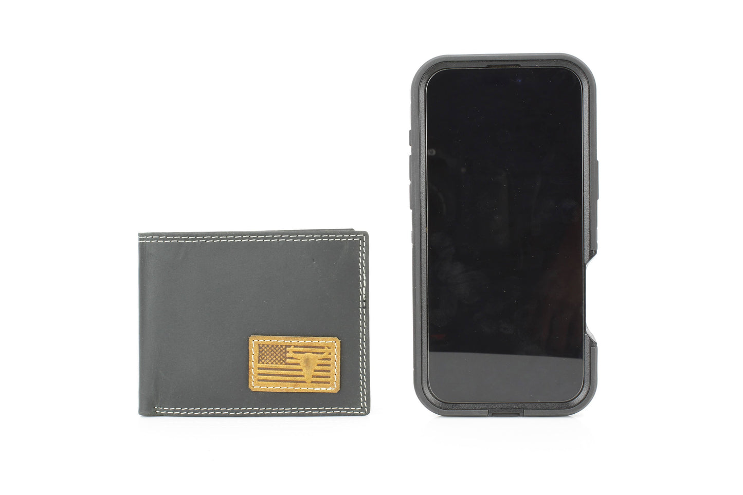 Bi-Fold Men’s Wallet with American Flag