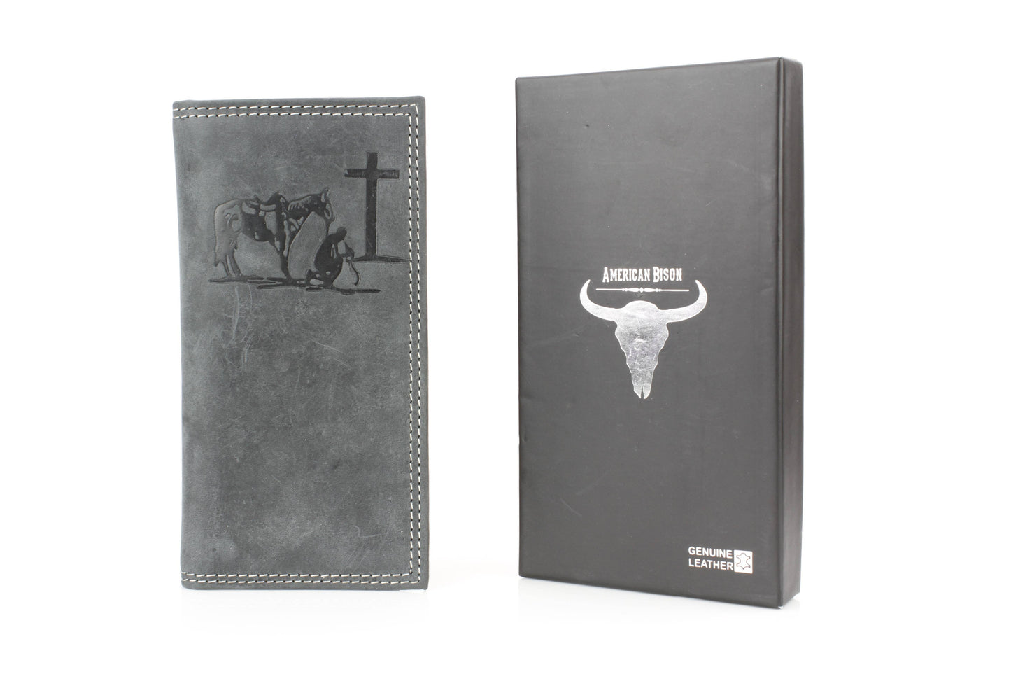 Men’s Rodeo Wallet with Cowboy Emboss