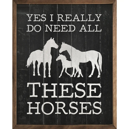 All These Horses Wall Art