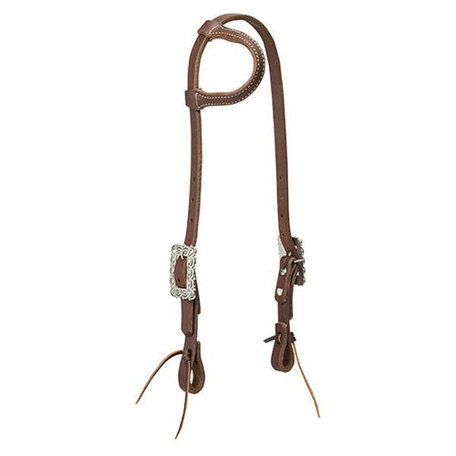 Weaver Leather Working Tack Southwest Scalloped Hardware Single Ear Headstall