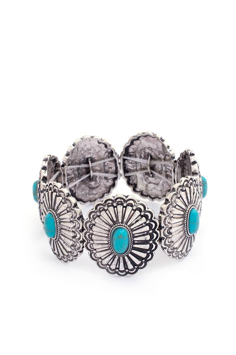 WESTERN SQUASH BLOSSOM BRACELET