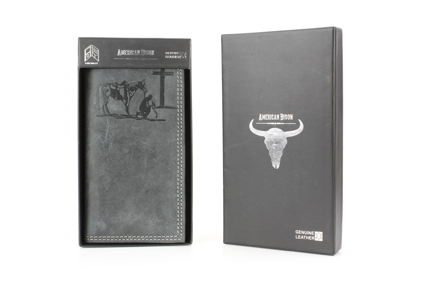 Men’s Rodeo Wallet with Cowboy Emboss