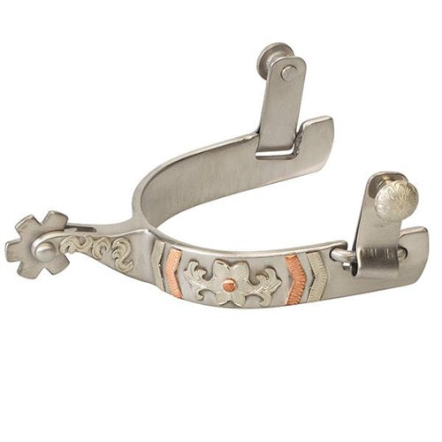 Ladies Spur With Floral Design
