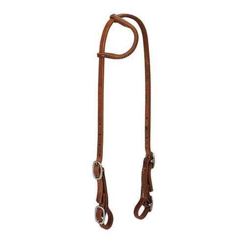 Weaver Leather ProTack Sliding Ear Headstall with Buckle Bit Ends