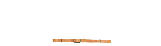 Working Tack Natural Skirting Leather Curb Strap