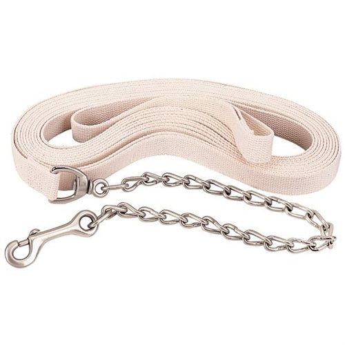 Weaver Leather Flat Cotton Lunge Line w/ Chain