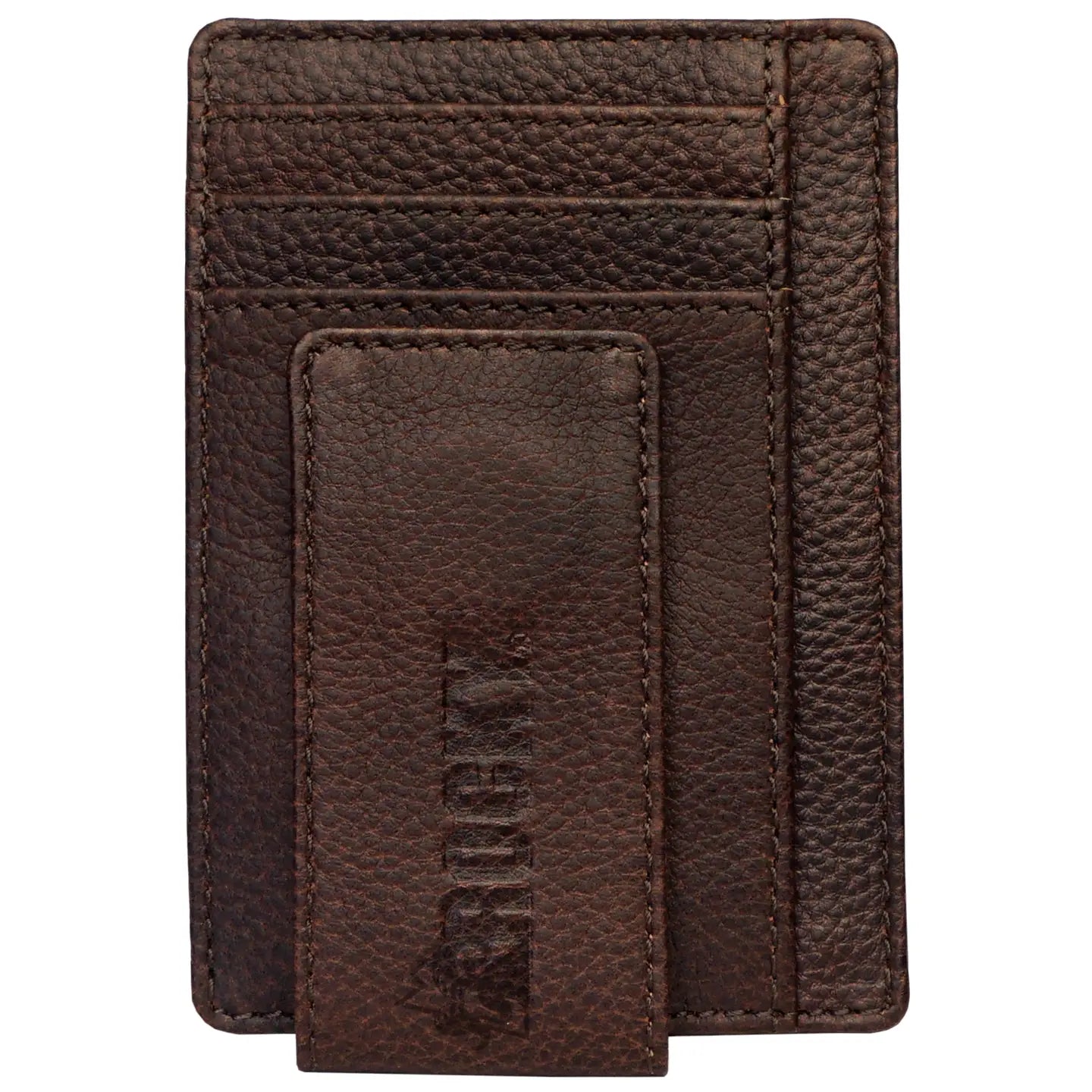 Rocky Pebble Leather Magnetic Clip Wallet