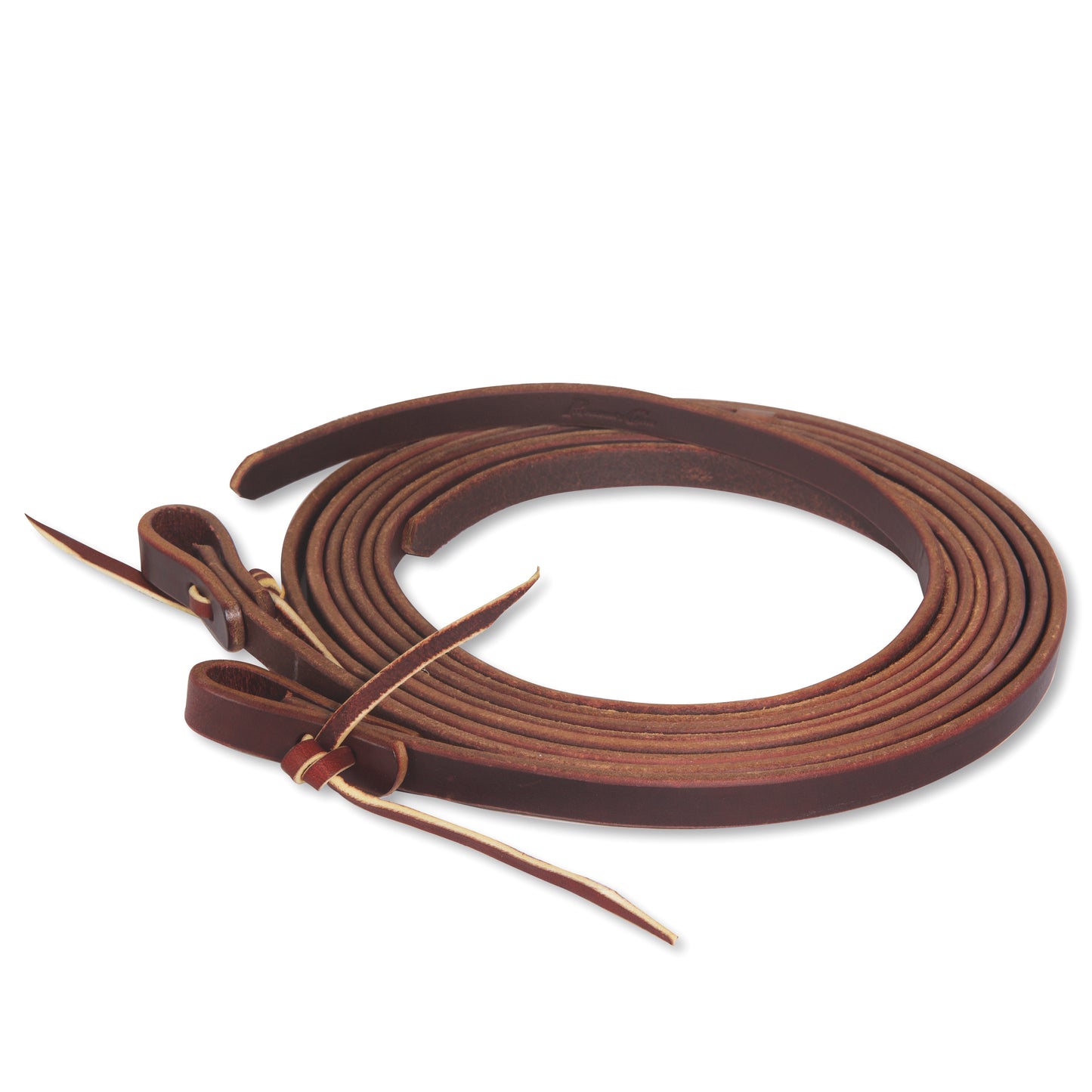 Professional's Choice Burgundy Latigo Split Reins