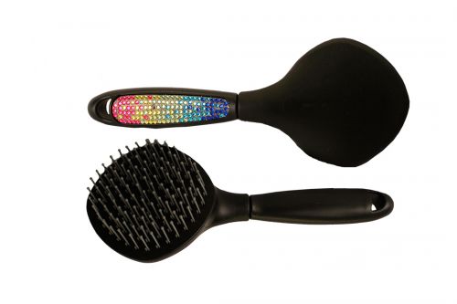 Multi-Colored Crystal Rhinestone Mane & Tail Brush