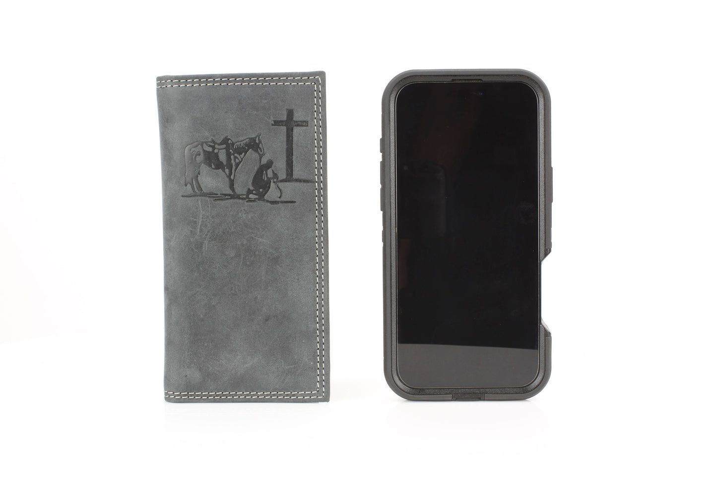 Men’s Rodeo Wallet with Cowboy Emboss