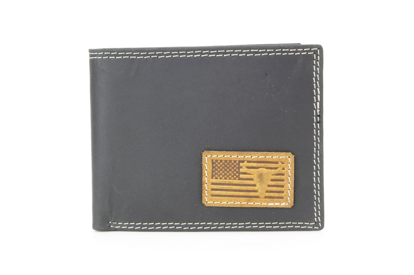 Bi-Fold Men’s Wallet with American Flag