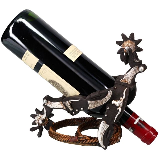 Spurs Wine Bottle Holder