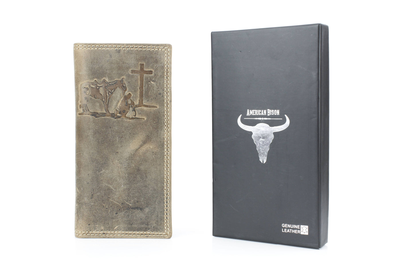 Men’s Rodeo Wallet with Cowboy Emboss