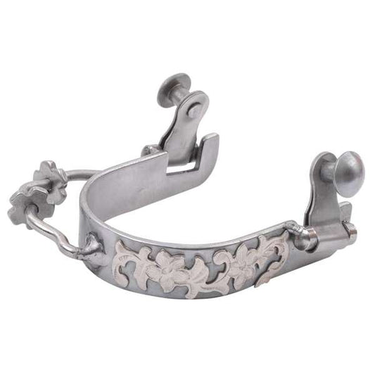 Diamond R Ladies/Youth Bumper Spurs with Rowels