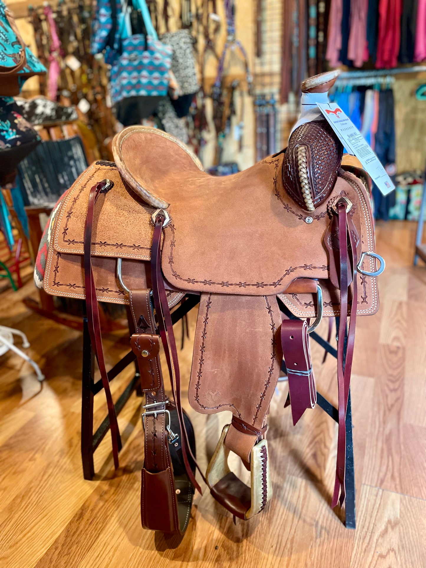 15" Circle Y Bandera Roper Saddle